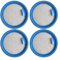 Lot de 4 filtres pré-moteur compatibles avec aspirateur sans fil, lavables et réutilisables