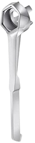 Aluminum Drum Wrench - 27cm Oil Drum Lid Opener | Safe & -Free Use | Lightweight Waste Wrench, 10 to 55 Gallon Barrels | Durable Bottle Opener for Water, Oil