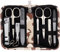 3 Swords Germany - brand quality 8 piece manicure pedicure grooming kit set for professional finger & toe nail care scissors clipper fashion leather case in gift box, Made by 3 Swords (001429)