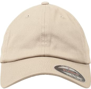 Flexfit Cotton Twill Dad Cap Unisex Kappe für Damen und Herren, S/M