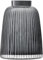 LSA Pleat Vase, Glass, Grey, Höhe 26 cm