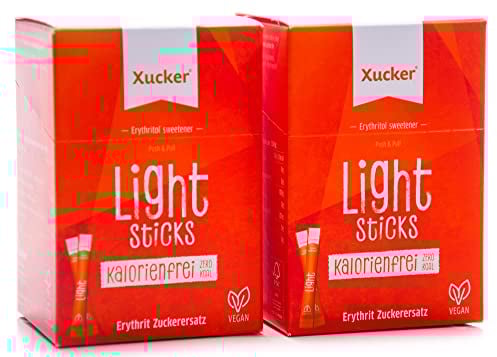 Xucker - 2er Pack Erythrit Light Sticks (2 x 250 g)