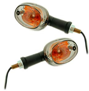 DS MOTION Blinker weiß, universal, hinten, per Paar | für CPI, für Explorer, für Generic, für Ride, Scooter, Roller, Motorrad, Moped