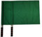 Stormflag 2pcs Sport Schiedsrichter Flaggen mit Metall Pole Foam Griff Fußball Hand Flaggen Rugby Linesman Flaggen Schiedsrichter Assistant Equipments kleine Signalflagge für Sportwettbewerb(grün)