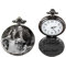Jacklin F Personalisierte Foto Taschenuhr, gravierter Text Schmuck mit Kette Geschenk für Weihnachten Graduierung Geburtstag Vatertag