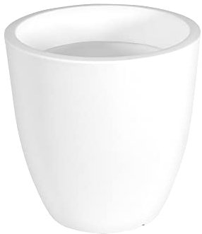 Kentis - Vasi Rotondi Alti in Resina per Piante da Esterno e Interno - Misure e Colori a Scelta - Vaso Grande