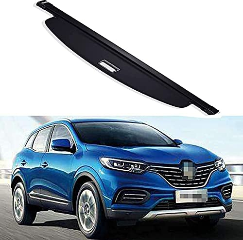 Laderaumabdeckung Kofferraum Schutz Abdeckung für Renault Kadjar, Ausziehbar Auto Kofferraumabdeckung Cargo Cover Rollo Ersatz Hinterer Paket Regal Shielding Panel