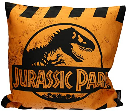 SD TOYS Jurassic Park - Caution Logo - Coussin '40x40x1cm'