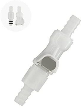 BBTUS 1/4 3/8 5/16 raccord rapide en plastique, raccord de déconnexion du vide à libération rapide, raccord rapide pour manchon de carte de vanne d'arrêt (1 mâle + 1 femelle) (5/16)