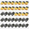 GTIWUNG 20 Paar XT60 Batterie Anschlüsse, XT60 Männlich Weiblich Stecker Buchse, XT60H Mantelgehäuse Stecker für RC-Modell und mehr (20 Stück XT60H Stecker + 20 Stück XT60H Buchse)