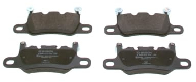 Bosch BP1620 Bremsbeläge - ECE-R90 Zertifizierung - 4 Bremsbeläge pro Set | Kompatibel mit: PORSCHE 718 BOXSTER Spyder, 718 CAYMAN, 911, 911 Speedster