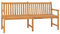 vidaXL Gartenbank 180 cm Massivholz Teak
