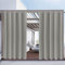 Rosnek Outdoor Vorhang Wetterfest mit Ösen,Outdoorvorhänge B 180×H 274 cm Outdoor Vorhänge Wasserdicht Außenvorhang,Winddicht Balkon Gardinen für Terrasse,Pergola,Pavillon,1 Stück,Obere Ösen