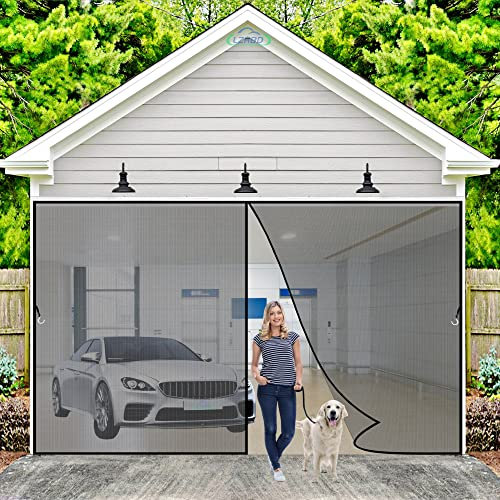 Zanzariera Magnetica Per Porte Rete 285x225cm finestra Schermi Fotogramma Intero Zanzariera Magnetica Per Porte Dimensioni Personalizzate, Nero Nuova-Versione