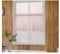 SHTGOI Kurze Vorhänge 137 x 61cm Vintage Kaffee Vorhang Spitze Stickerei Kurzgardine Halbtransparent Gardinen Voile Kurzstore Bistrogardine Scheibengardinen für Küchen Schlafzimmer Rosa