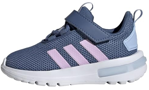 adidas Unisex Baby Racer TR23 Shoes Kids Laufschuhe, Crew Blue/Bliss Lilac/Blue Dawn, 22 EU