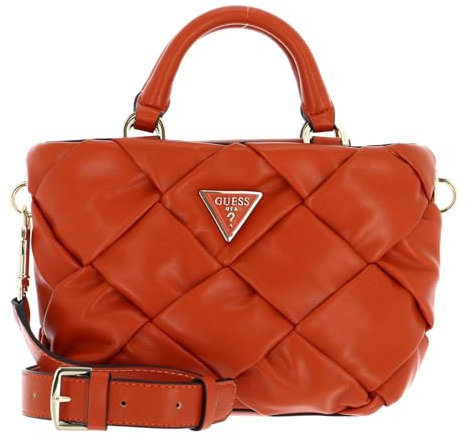 GUESS Zaina Mini Satchel Bag Orange