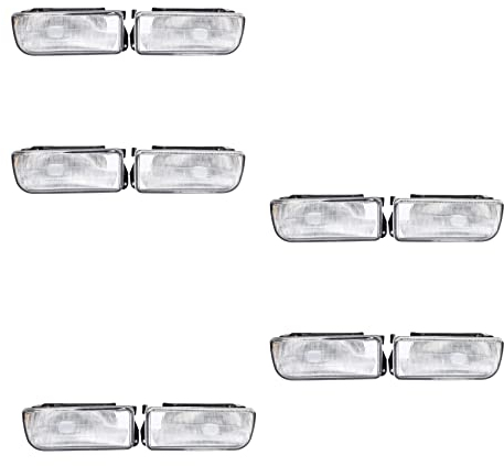 Fegtrty 10x Auto Front Stoß Stange Nebel Scheinwerfer Objektiv Lampe für E36 1992 1993 1994 1995-1998 H1 Ohne Lampe