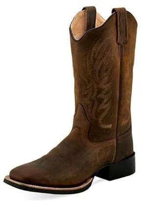 STIVALI WESTERN DONNA OLD WEST DECO MARRONE tg 40