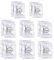 16Pcs 8-Fragrances Car Air Fresheners Refills, Car Fragrance Tablet, Car Air Vent Clip Replacement Set Pads Solid Fragrance Scent Air Freshener Refill Tablets