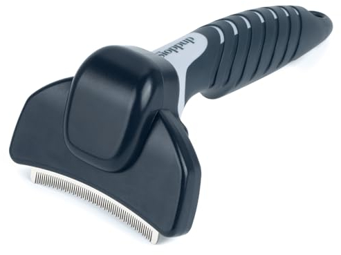 Brosse de toilettage pour chiens et chats pour enlever le sous-poil - Brosse pour chien ou chat en acier inoxydable