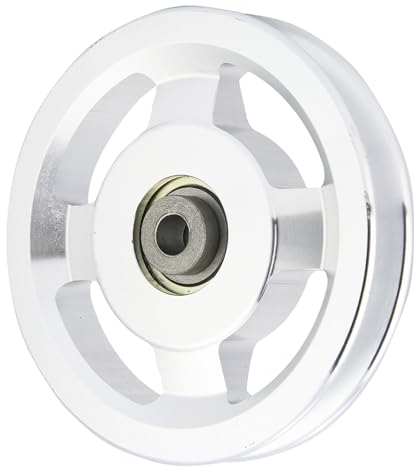 Seilrolle, Aluminiumlegierung Umlenkrolle Fitness-Riemenscheibe Universallager Riemenscheibe Rad für Heim-Fitnessgeräte Teil Sport Fitness Zubehör, 115mm