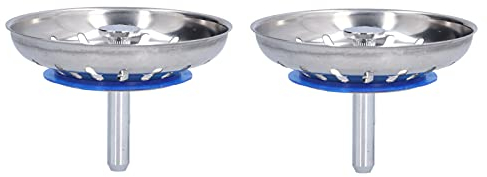 Edelstahl Anti-Clogging Waschbecken Sieb Stopfen Stopper Effiziente Entwässerung für Küche Badezimmer Waschküche Silber