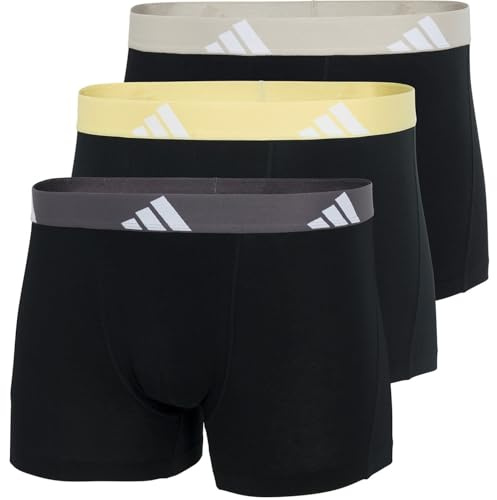 adidas Herren Trunk (3PK) -Active Flex Cotton Boxershorts, 904 Assorted, M (3er Pack)