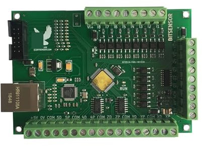 HUAYONGSS Tarjeta de Control de Movimiento CNC de 4 Ejes y 5 Ejes Fresadora Máquina de Grabado Controlador Interfaz Ethernet CNC(4AXIS)