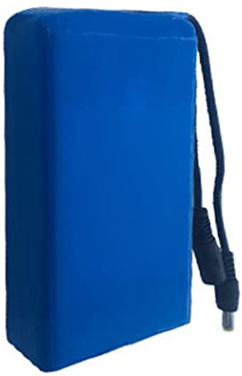 Batterie au Lithium, Batterie polymère 12 V 3 Ah, 4 Ah, 5 Ah, 6 Ah, 7 Ah, 9 Ah, 12 Ah, Batterie au Lithium polymère Rechargeable Portable avec Chargeur et Prise DC5.5 * 2.1 et affi