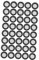 DOITOOL 100St Filterdichtung Schlauch Wasser System Abfluss Dichtung für Spülbecken topfsiebeinsatz siebdichtung Filtermatte duschkopf dichtung Silikonscheiben Dichtungen Kieselgel Black