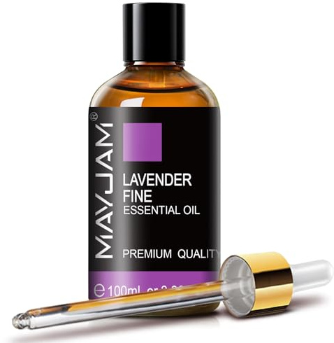 MAYJAM Lavendel Ätherisches Öle für Diffusor 100ML | Lavendelöl für Luftbefeuchter, DIY, Home, Wardrobes