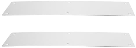 NAMOARLY 2pcs Fireproof Stainless Steel Door Finger Plate Push Plate with Anti-Scratch Metal Door Protection for Exterior and Home Use Easy to Clean Pull Handle