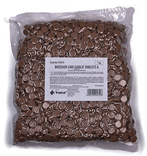 Tropical Food Tablets Garlic Tablet A 1 kg Adhesive Tablets with Garlic