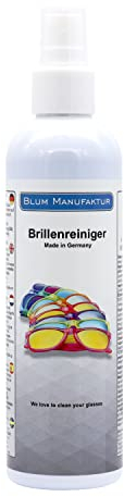 Blum Manufaktur - 250ml Brillenreiniger Brillenspray - Streifenfreie Reinigung für Brillen Sonnenbrillen Lesebrillen - Made in Germany