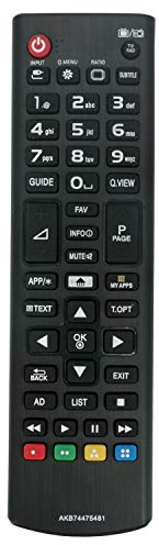 VINABTY AKB74475481 Remote Control fit for LG 32LF592U 43LF590V 43UF6407 49LF590V 49UF6407 55LF592V TV sub AKB74475472 AKB73715601