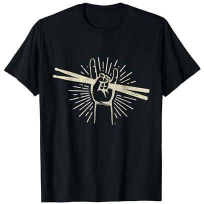 Drummer Schlagzeug Rock & Roll Musik Schlagzeuger Geschenk T-Shirt