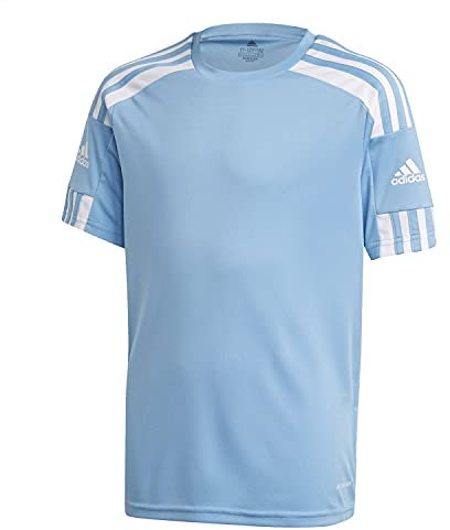 adidas Jungen Squadra 21 Jersey, Team Light Blue / White, 9-10 Years