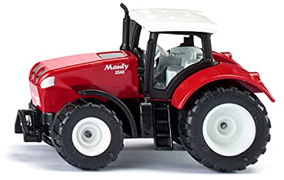 siku 1105, Mauly X540, Metall/Kunststoff, Rot, Spielzeugtraktor für Kinder