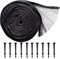 Aofeiga 4x10 m Vogelnetz, Vogelschutznetz Engmaschig, Vogelabwehr-Netz, Obstbaumnetz, Gartennetz, Teichnetz, Robust Feinmaschig, Witterungs & UV beständig Schwarz 17x17mm 20g/m2