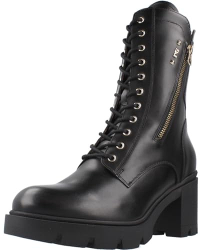 Nero Giardini I514881D Anfibi Donna in Pelle
