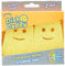 Scrub Daddy Dish Wand Scrubbing Brush Replacement Heads, Soap Dispensing Brushes, Texture Changing Washing Up Sponges, Detachable Dish Daddy Head Sponge Refills, Yellow 2 Pack