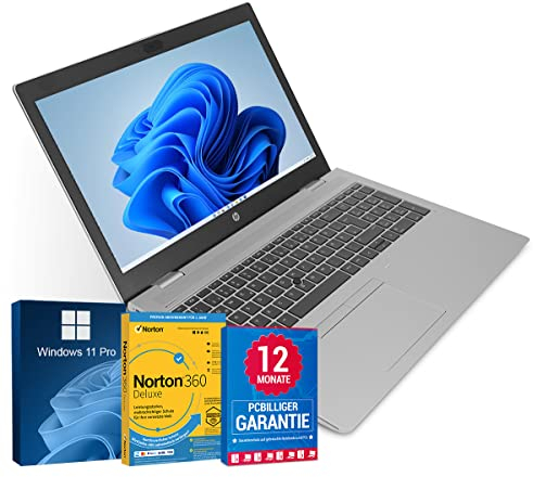 HP ProBook 650 G4 15,6 Zoll Full HD Laptop Intel Core i5-8350U@ bis zu 3,6 GHz 16 GB 512 GB SSD mit Windows 11 Pro & GRATIS Antiviren-Software inkl. 12 Monate Garantie (Generalüberholt)