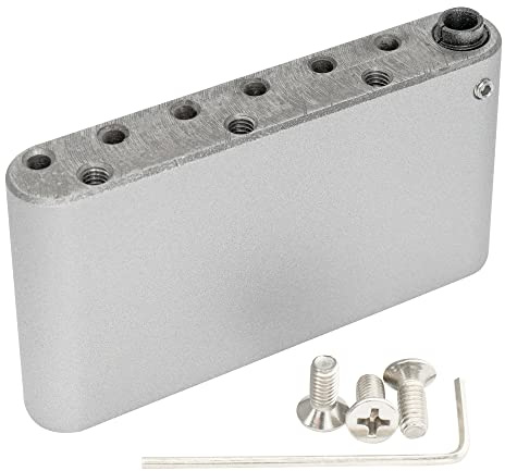 Musiclily Ultra 40mm Push-in Stahl Tremolo Block 52,5mm Saitenabstand | für Strat Style E-Gitarre Wilkinson M Series Steg