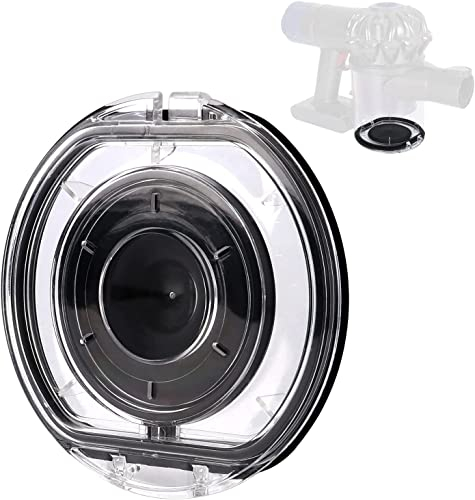 Tapa de Cubo de Polvo de Repuesto para Dyson V6 Partes de Base de Cubo de Polvo Modelos DC58 DC59 DC62 DC72 DC74 SV03 SV07 SV09 Puerta/Cubierta de Cubo de Polvo con Anillo de Sellado.