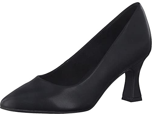 MARCO TOZZI Damen Pumps Spitz Vegan, Schwarz (Schwarz), 37 EU