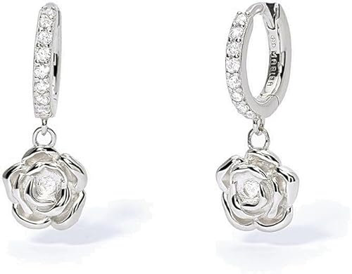 MABINA GIOIELLI - Orecchini Donna - Orecchini pendente a forma di rosa - 563559