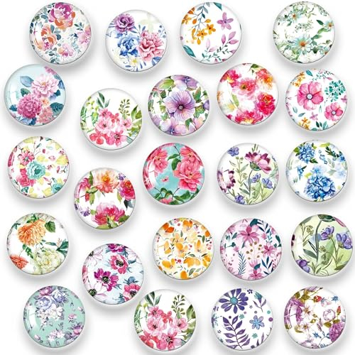 MORCART 30 Stück Blume Magnete für Magnettafel Kühlschrankmagnete Dekorative für Kühlschrank, Whiteboard, Pinnwand, Küche, Tafeln, Büro Kinder und Erwachsene Geschenk