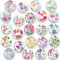 MORCART 30 Stück Blume Magnete für Magnettafel Kühlschrankmagnete Dekorative für Kühlschrank, Whiteboard, Pinnwand, Küche, Tafeln, Büro Kinder und Erwachsene Geschenk