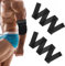 Abeillo 2 rodilleras deportivas de 90 cm, vendaje de compresión elástico ajustable para la pantorrilla, rodillera comprimida para brazo, codo, pantorrilla, mano, tobillo, muñeca, rodilla